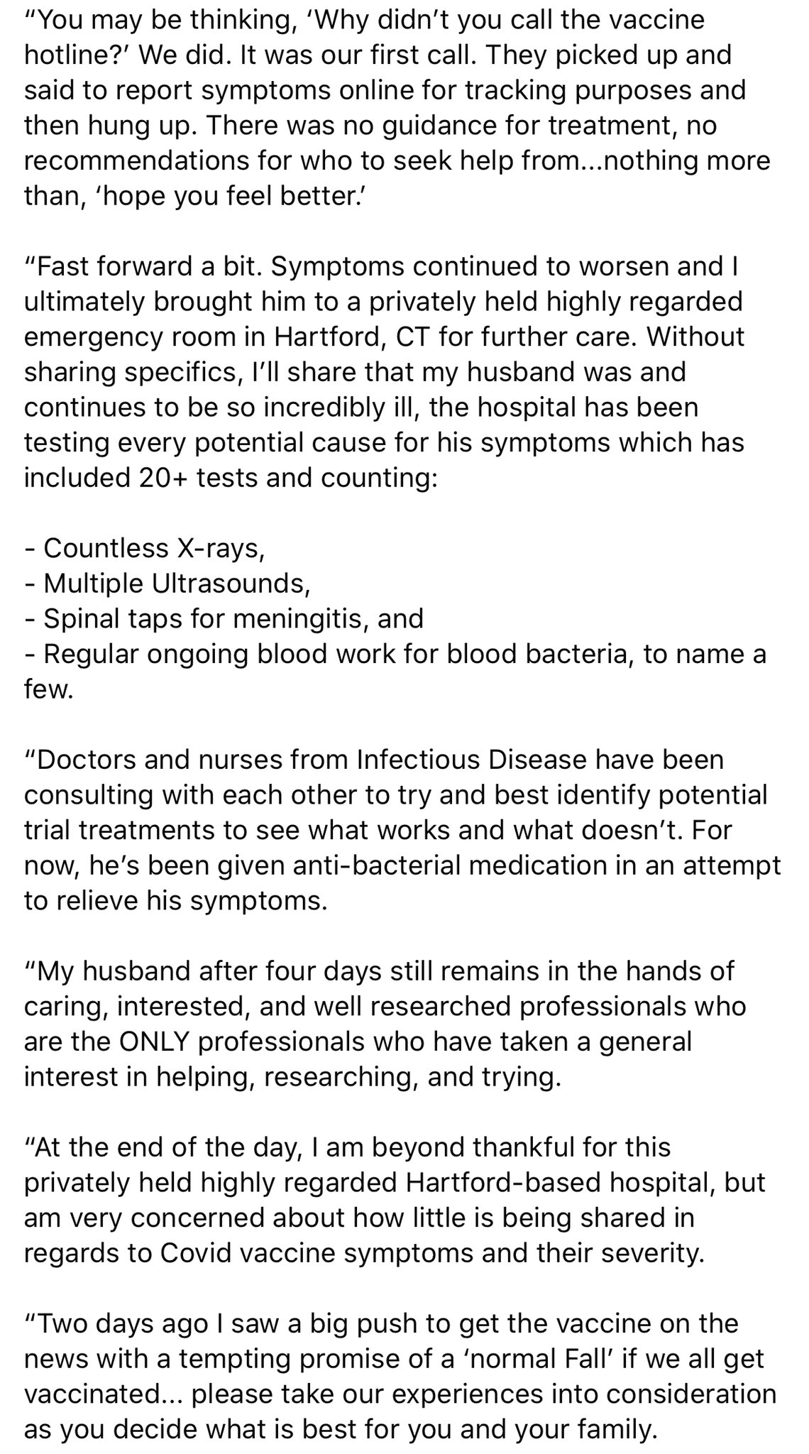 Covid19 Vaccine Side Effects